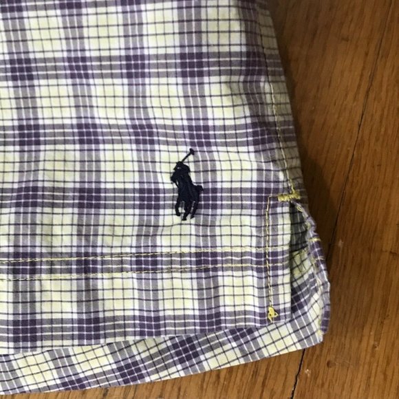 Polo Ralph Lauren Swim Trunks XL Gingham Plaid - Picture 3 of 6